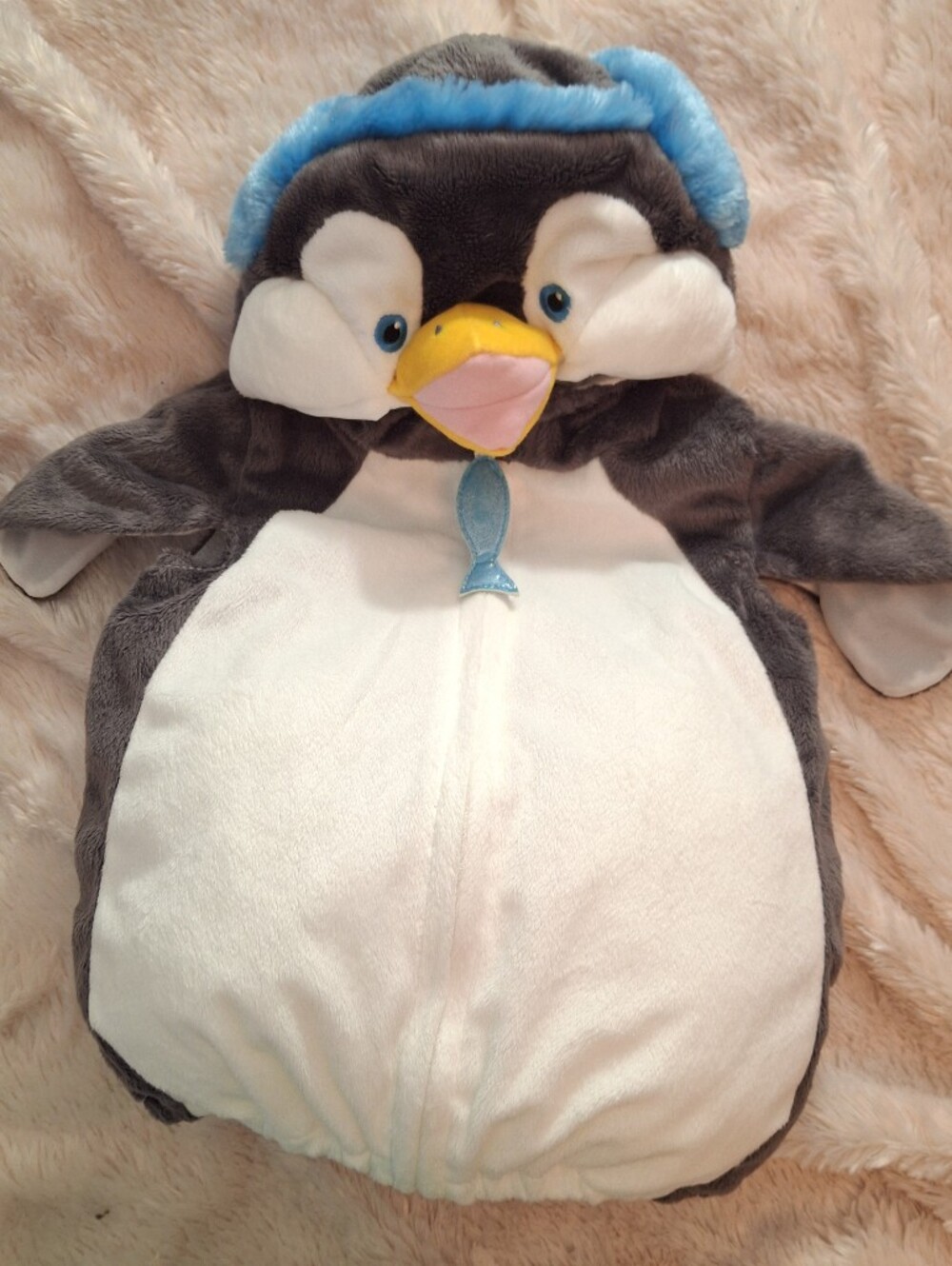 Penguin Coat- Humane Society -Lined & Zippered- Baby 6 To 9 Months. NWOT.